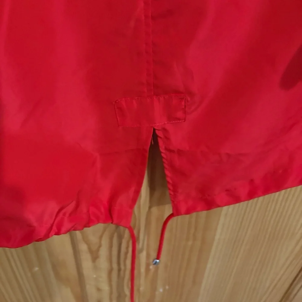 PRIMARK Red Thin Hooded Wind / Rain Jacket - Picture 7 of 8